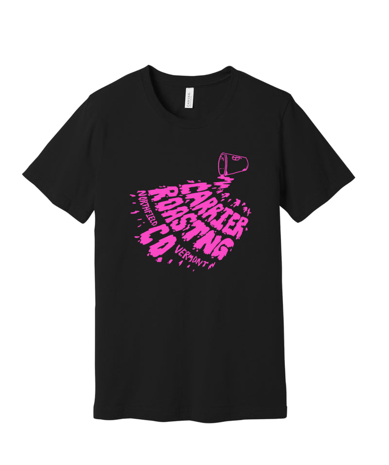 Carrier Spill Graphic Tee (Black + Pink)