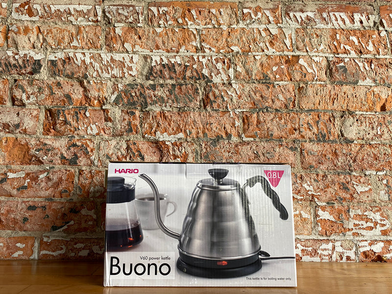 Hario V60 Buono Electric Kettle - 0.8 Liter – Carrier Roasting Co.