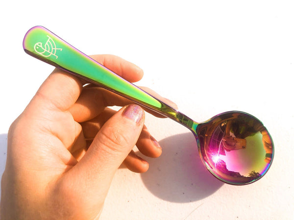 Engraved Rainbow Little Dipper Spoon